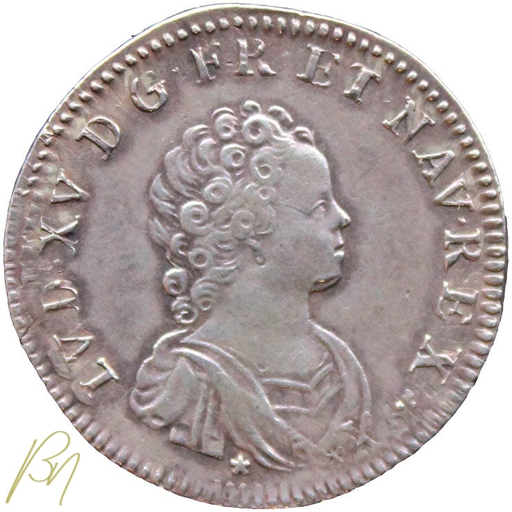 Louis XV 1/4 d'écu vertugadin 1716 A ( superbe exemplaire )
