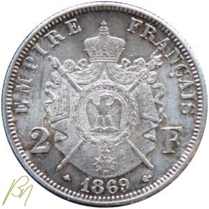 Napoléon III 2 francs 1869 A ( sup )