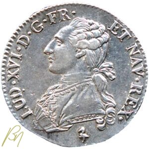 Louis XVI 1/2 écu aux lauriers 1783 A ( SPL )